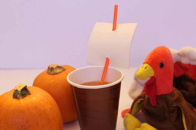Thanksgiving Craft that kids can use at the Thanksgiving table...Mayflower Cups. Get instructions at www.coffeeandcarpool.com