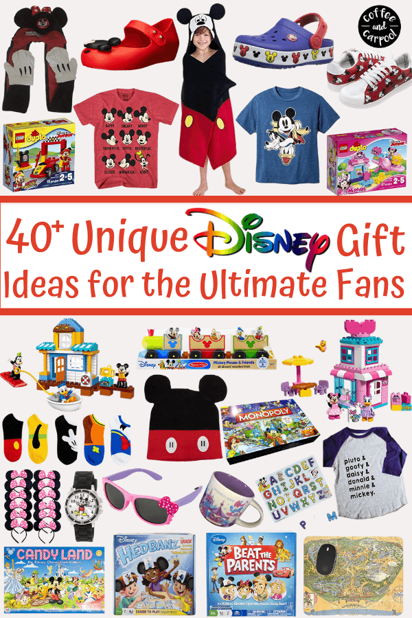 Perfect Disney gifts for the ultimate Disneyland fan and Disney fan #disney #disneylovers #disneygifts #disneylandgifts #holidaygifts #holidaygiftsforkids #coffeeandcarpool