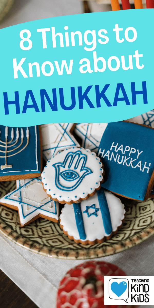 8 Things to Know about Hanukkah but never knew what to ask: dreidels, menorahs, and why Hanukkah is 8 nights. #Hanukkah