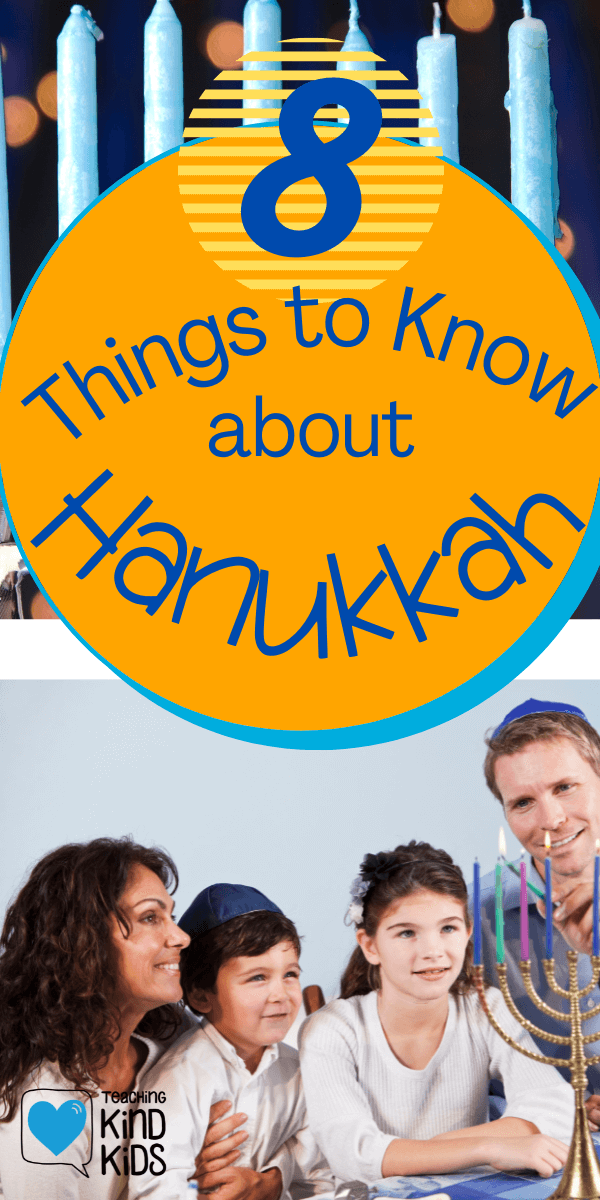 8 Things to Know about Hanukkah but never knew what to ask: dreidels, menorahs, and why Hanukkah is 8 nights. #Hanukkah