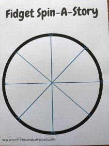 Your student can use this Free Printable available in the link to write in their own ideas. How creative can they get when writing with a fidget spinner? www.coffeeandcarpool.com