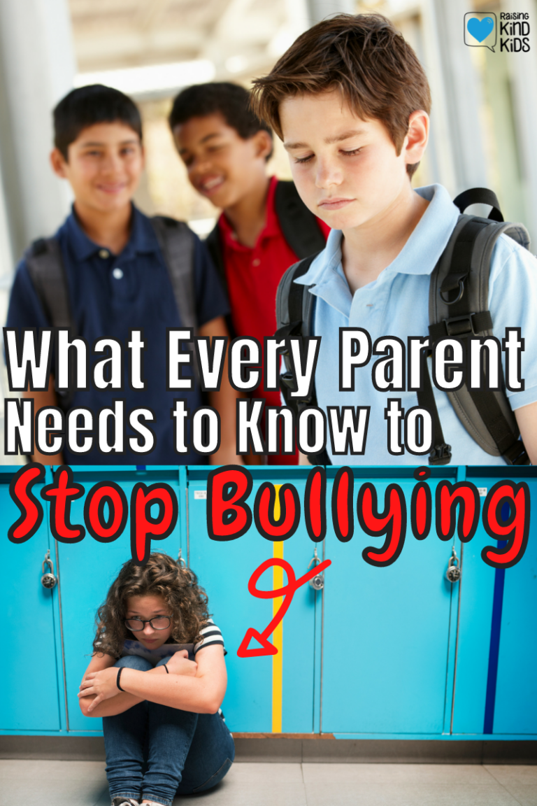 What Every Parent Should Know to Help Stop Bullying