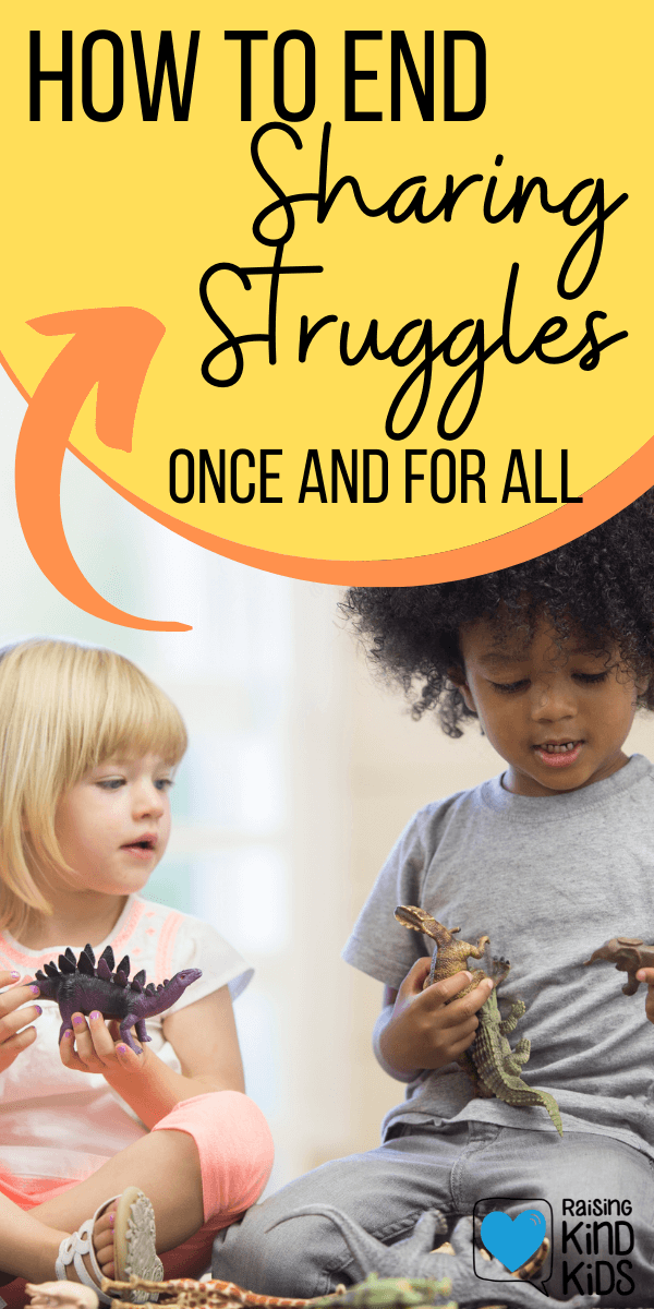 Sharing only truly happens when kids are not forced to share. To end sharing struggles try this instead. 