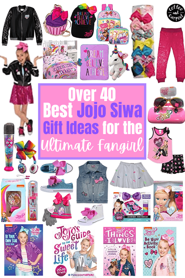 40+ JoJo Siwa gifts for the fangirl in your life that she will absolutely love more than JoJo bows #jojosiwa #jojobows #holidaygifts #holidaygiftideas #giftsforkids #jojosiwagifts #jojogifts #holidaygiftguide