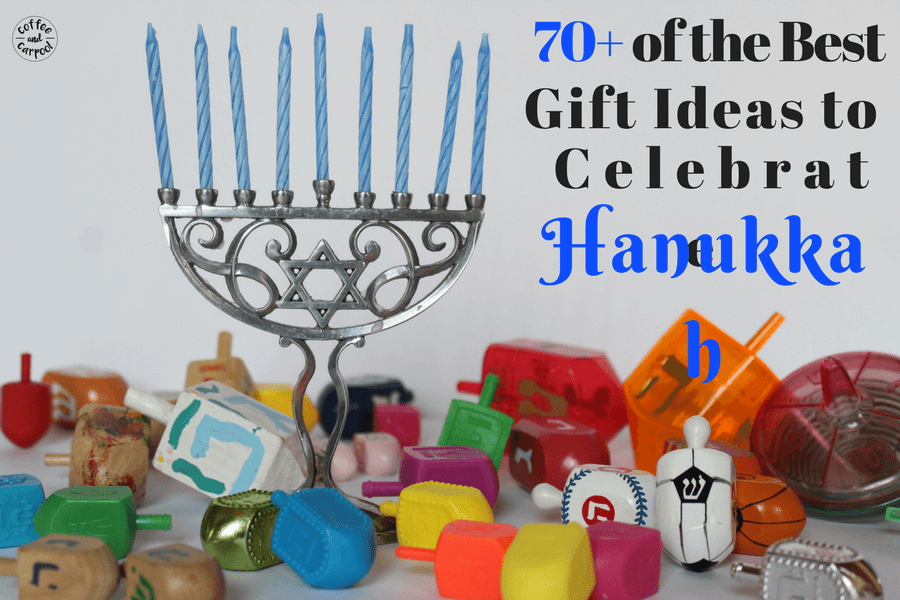 Hanukkah gift ideas for Hanukkah celebrations and interfaith families and Jewish families #Hanukkahgifts #Judaicagifts #Haunkkahpresents #coffeeandcarpool