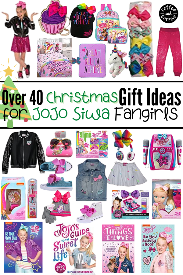 40+ JoJo gifts for the little girl in your life. She will absolutely love these gifts more than JoJo bows #jojosiwa #jojobows #holidaygifts #holidaygiftideas #giftsforkids #jojosiwagifts #jojogifts #holidaygiftguide
