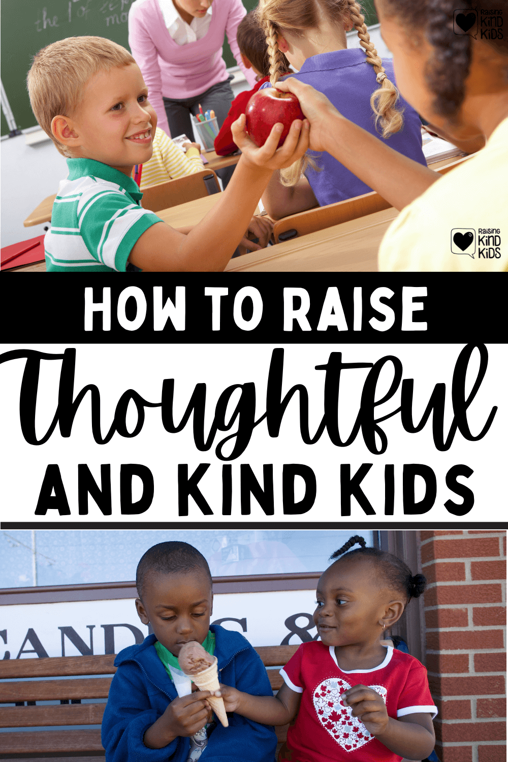 Raising our kids to be kind has to include raising our kids to be thoughtful, considerate and mindful of others. Use these four tips to help. 