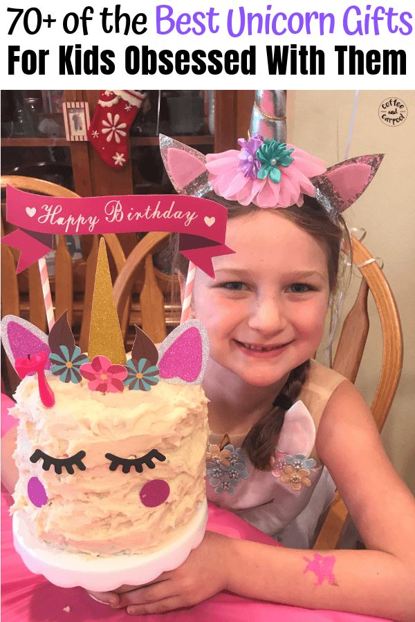 The Best unicorn gifts for kids obsessed with unicorns: unicorn clothes, unicorn books, unicorn accessories, and unicorn crafts. These unicorn gift ideas are perfect for birthday lists, Christmas gifts, and Easter gifts #unicorns #unicorn #unicorngifts #giftideas #giftlist #holidaygifts