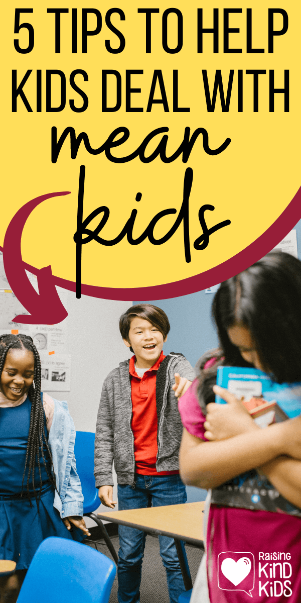 Are your kids dealing with unkind kids on the playground? Use these 5 tips to help your kids deal with mean kids without being mean themselves. Help your kids stay kind because kindness matters. #kindness #kindkids #unkindkids #bullies