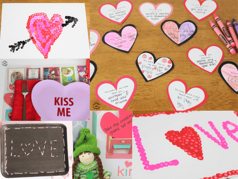 These Valentine's Day activities are a perfect way to celebrate Valetnine's Day with kids and include activities, arts, crafts and kindness activities #Valentinesday #valentinesart #valentinescrafts #valentinesdayprojects #valentinesprojects