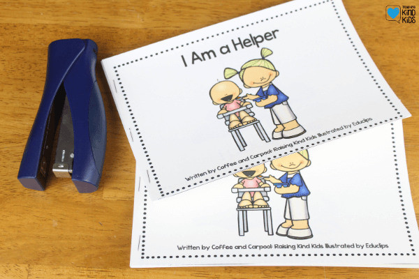 Use this kindergarten emergent readers set to help students with sel learning and character education. 