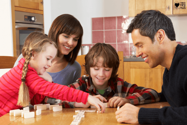 These 10 family bonding activites at home are the perfect way to stay indoors but connect as a family. These family fun ideas at home will help you build a strong family identity and focus on what's really important: family. 