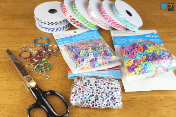 These kindness keychains are a great friendship craft and a fun gift to make for friends as a kindness activity for kids.