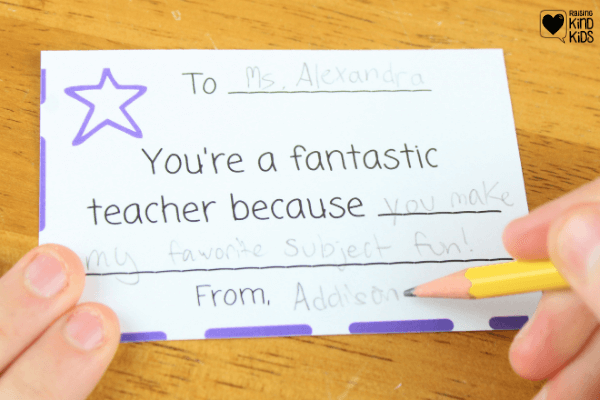 Show teachers and school staff appreciation with these kindness appreciation thank you notes for educators