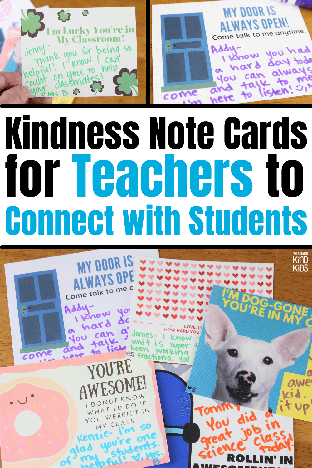 Teachers: Connect with your students and praise them for their hard work and kindness. It's a great way to connect with students in meaningful ways.