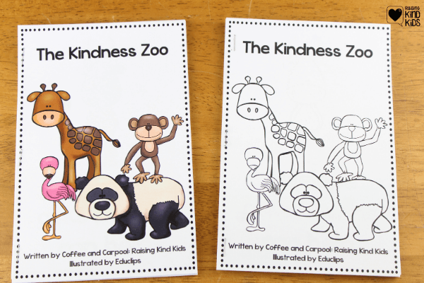 Use this Kindenss Zoo to teach sel curriculum and 26 ways to speak and act with kindness. It's a great addition to an animal unit or letter of the week activities since each page focuses on a different letter of the alpahbet and a different zoo animal. 