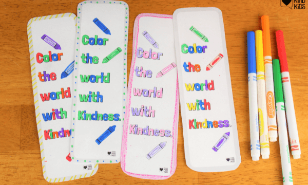 Use these color kindness bookmarks to encourage kids to remember to be kind when they're reading books. This free printable is perfect for classrooms, libraries and book clubs.