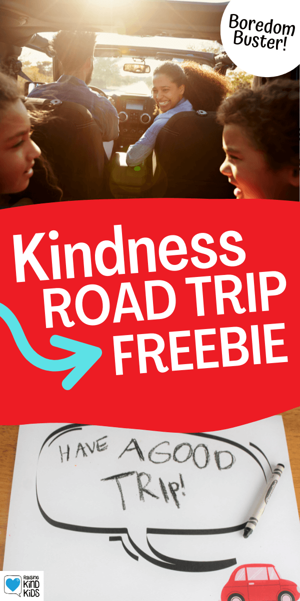 Use these roadtrip activities for kids to spread a little kindness on your family's next road trip.