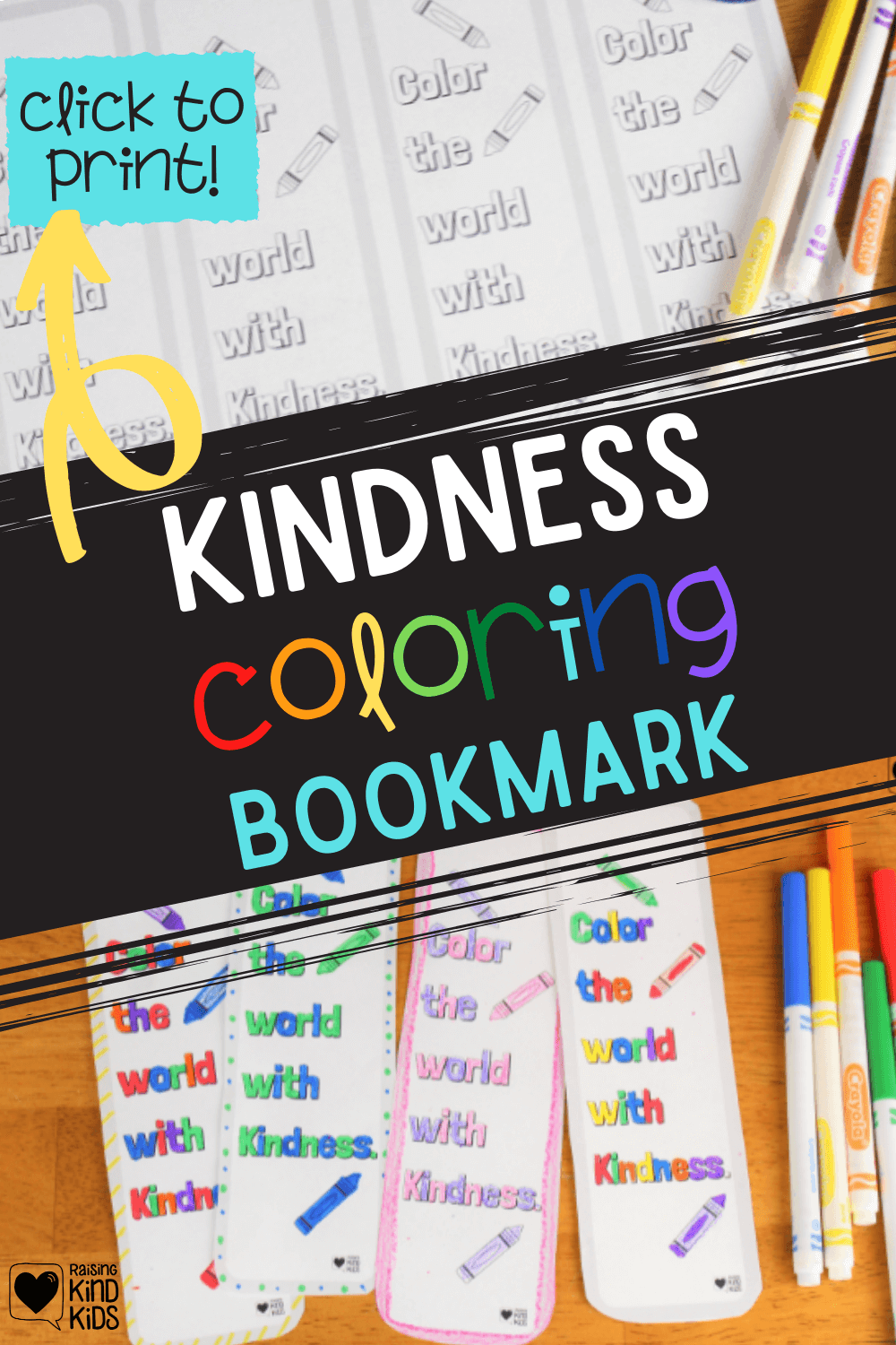 color kindness bookmark freebie 2