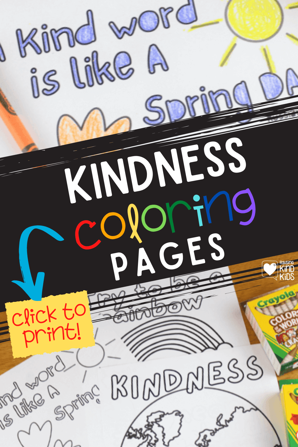 Use these kindness coloring pages to encourage more kindness with kids.