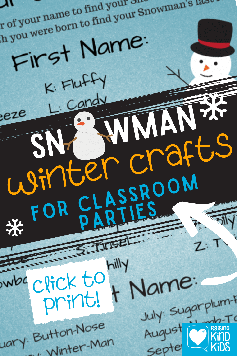 No two glyph snowman art projects will ever be the same and they're perfect for winter holiday parties and large group activities #snowmanproject #winterholidayparty #coffeeandcarpool
