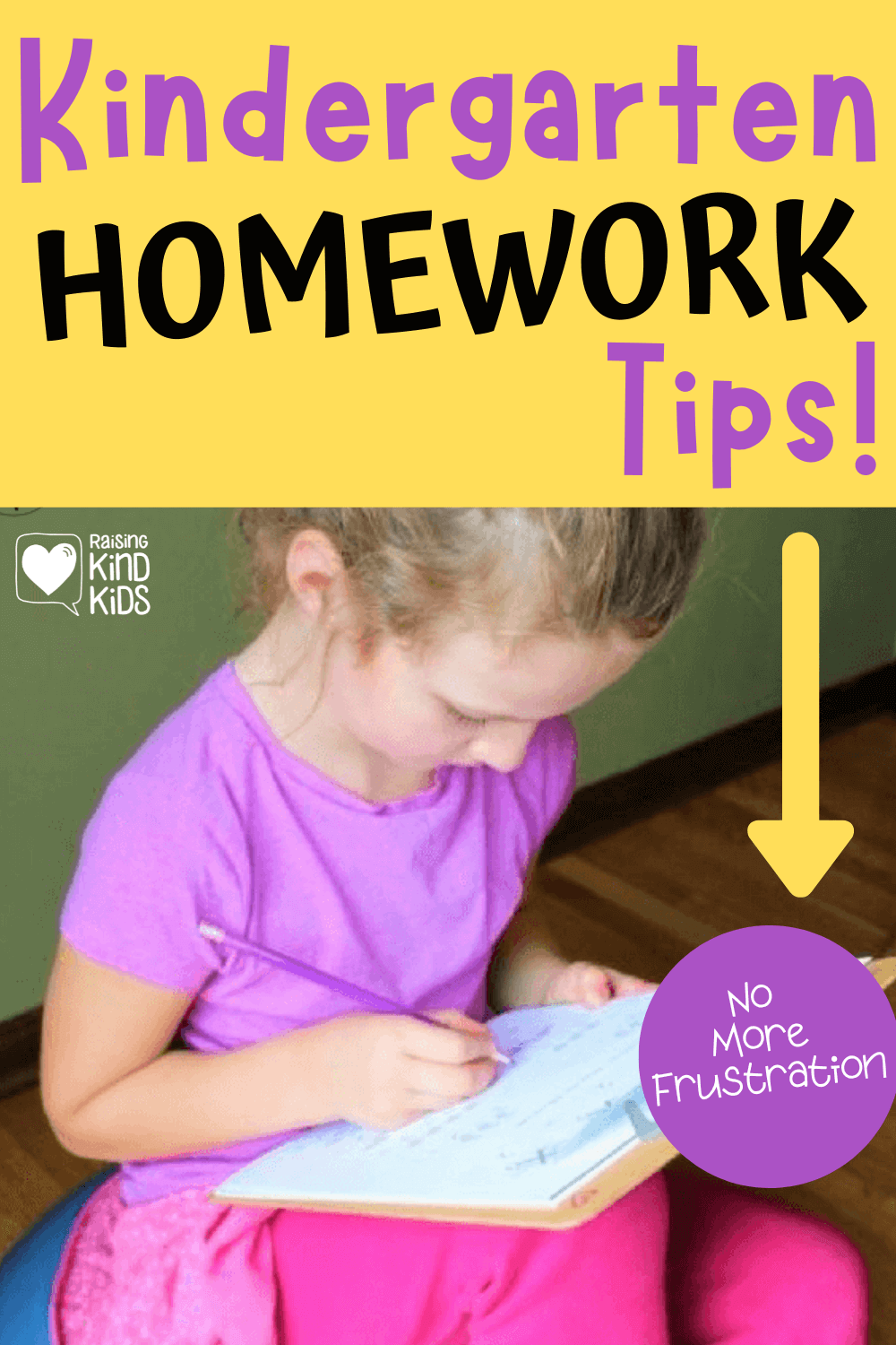 Does your Kindergartner struggle with sitting still long enough to complete their homework? These tips and tricks will help them finish their homework. www.coffeeandcarpool.com