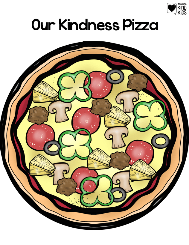 Use this Pizza Kindness to celebrate, reward and encourage more classroom kindness. 