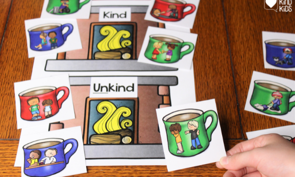 Use this kindness hot cocoa activity to help teach sel curriculum and character education....they're perfect for a winter themed center activity.