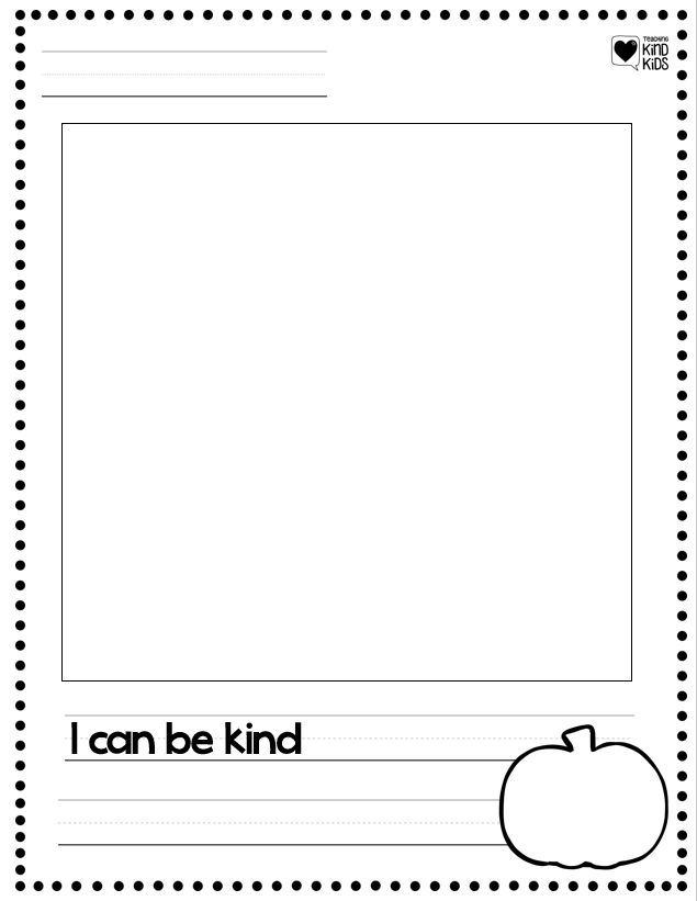 Use this kindness pumpkin hands-on sel activity to help kids determine what is kind and what is not. 