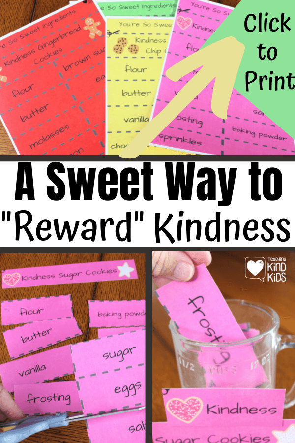 Use these sweet treat ingredients as a way to reward kindenss and encourage more...it's a delicious positive reinforcement