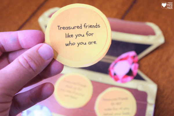 Use this to help kids decide what a treasured good friendship is and what it is not.