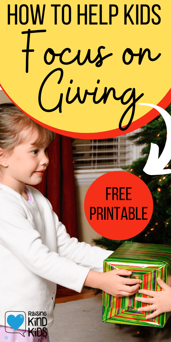 Helps kids battle the gimmes and focus on giving with this Things I want/Things I want to Give away Printable, perfect for Christmas, Hanukkah and birthdays