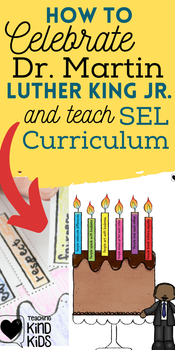 Celebrate and honor Dr. Martin Luther King Jr's birthday with this Birthday Wish for Martin. It's a great way to celebrate MLK and teach SEL curriculum in January.