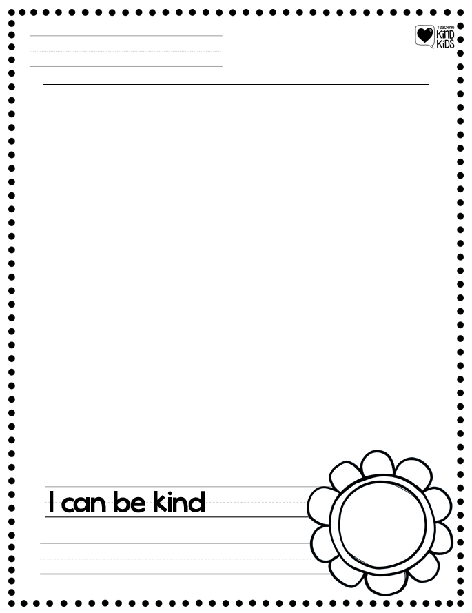 Use these kindness flowers kind or unkind sort, perfect for spring centers. 