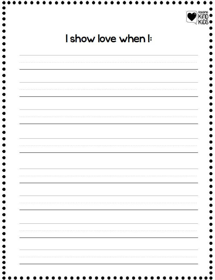 Use this love and kindness emergent reader to help kids understand all the ways they can show love.