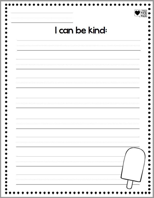 Use this popsicle themed social emotional learning game to help kids understand what is kind and what is not kind. 