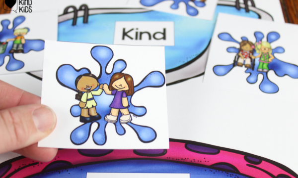This summer themed social emotional learning game to help kids understand what is kind and what is not. It's perfect summer character education