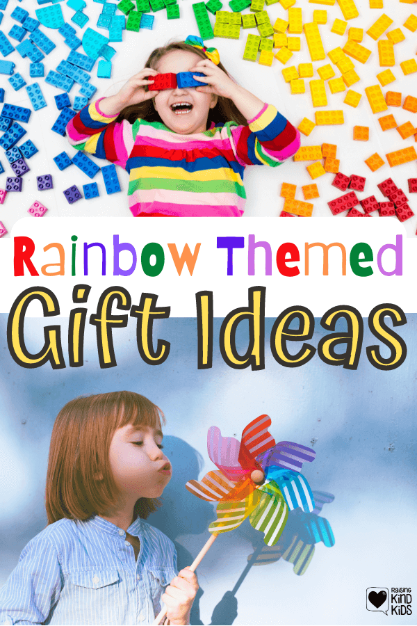 Rainbow gifts that are perfect for people who love rainbows. These also make great pride gifts.