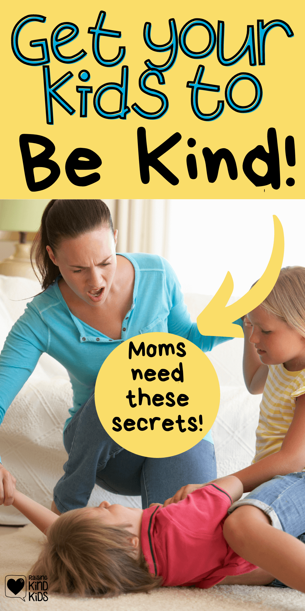 Join thousands of parents who already Know the 3 secrets to get our Kids to be Kind more often with less reminders.