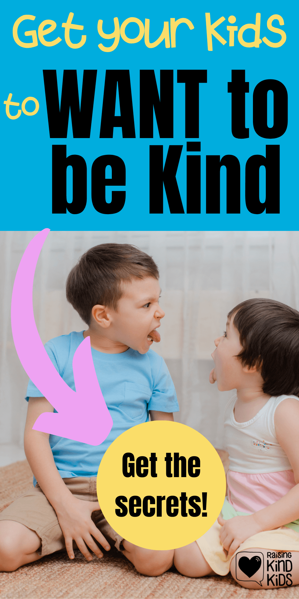 Join thousands of parents who already Know the 3 secrets to get our Kids to be Kind more often with less reminders. 