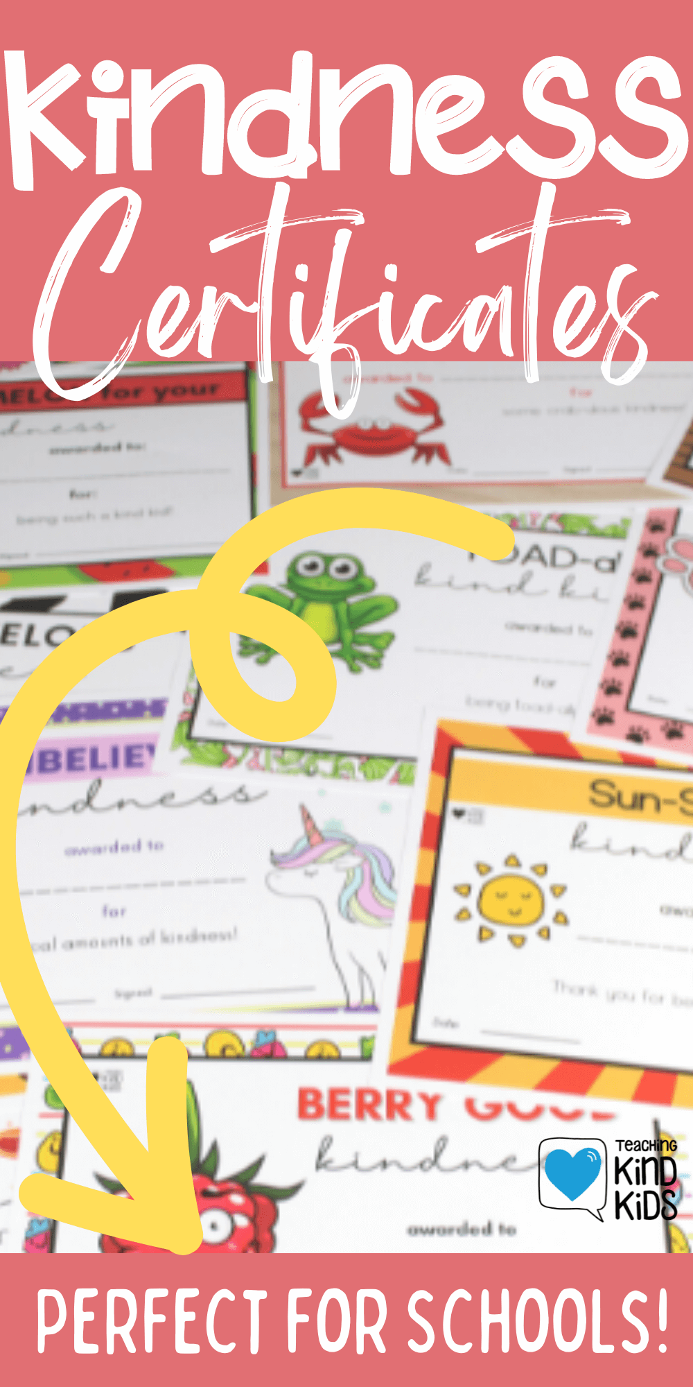 Use these kindness certificates as student awards to encourage kindness and sel and character education in schools or classrooms.