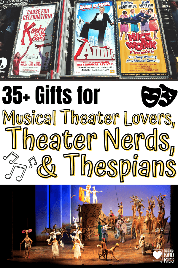 Have a musical theater lover on your shopping list? Use this gift guide to pick out the perfect musical theater gifts for your musical theater nerds.