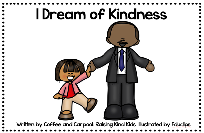 Use this Martin Luther King Jr. Day kindness emergent reader set is a fun way to learn about MLK Jr. Day and his I have a dream speech.
