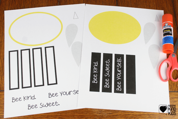 These Kindness Bees Crafts are an adorable way to teach social emotional learning and kindness. 