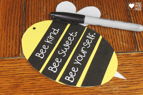 These Kindness Bees Crafts are an adorable way to teach social emotional learning and kindness.