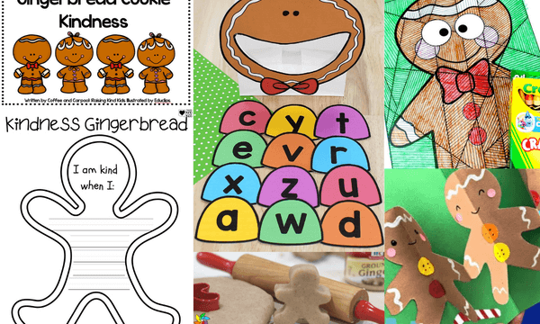 Use these 16 gingerbread activities to bring in stem, reading, writing, Social Emotional Learning (SEL), dramatic play and creativity to your classroom or home this December!