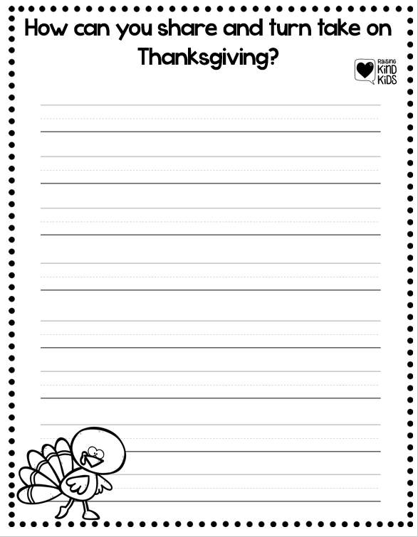 Use this Thanksgiving Kindness Emergent Reader to talk about all the ways to show kindness this Thanksgiving.