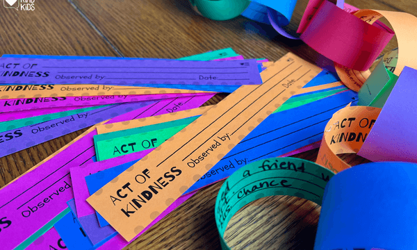 Use these acts of kindness links paper chain to celebrate kindness and encourage more of it. 