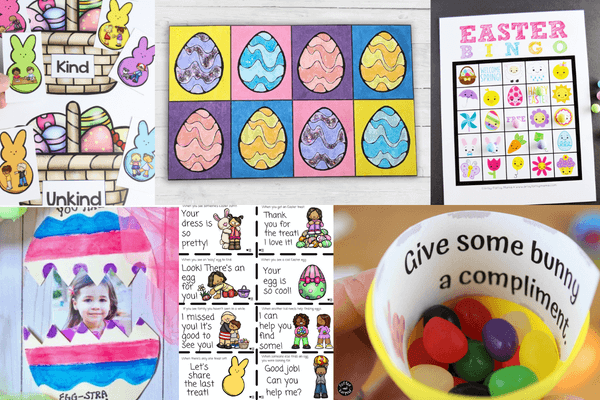 20 of the best Easter printables for families to do together. These are also great additions to classrooms,