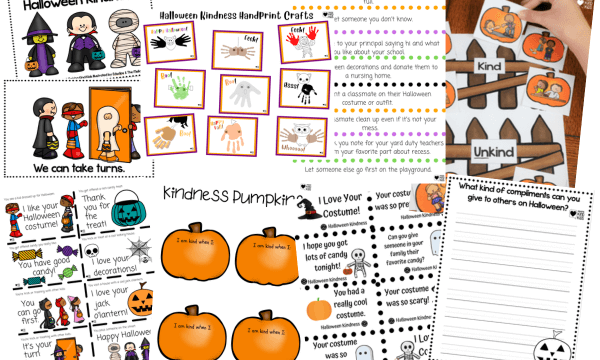 Use these Halloween kindness activities for kids to focus on and spread kindness during October. 